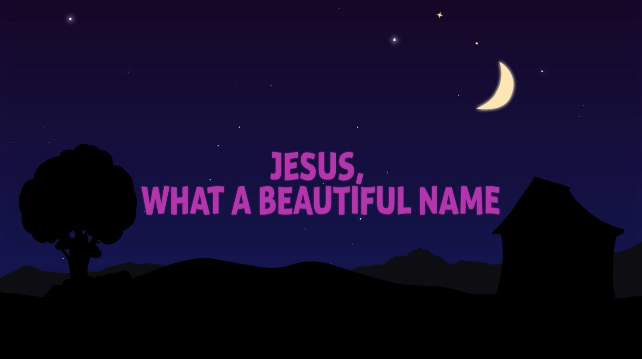 Jesus What a Beautiful Name  - Motion Background